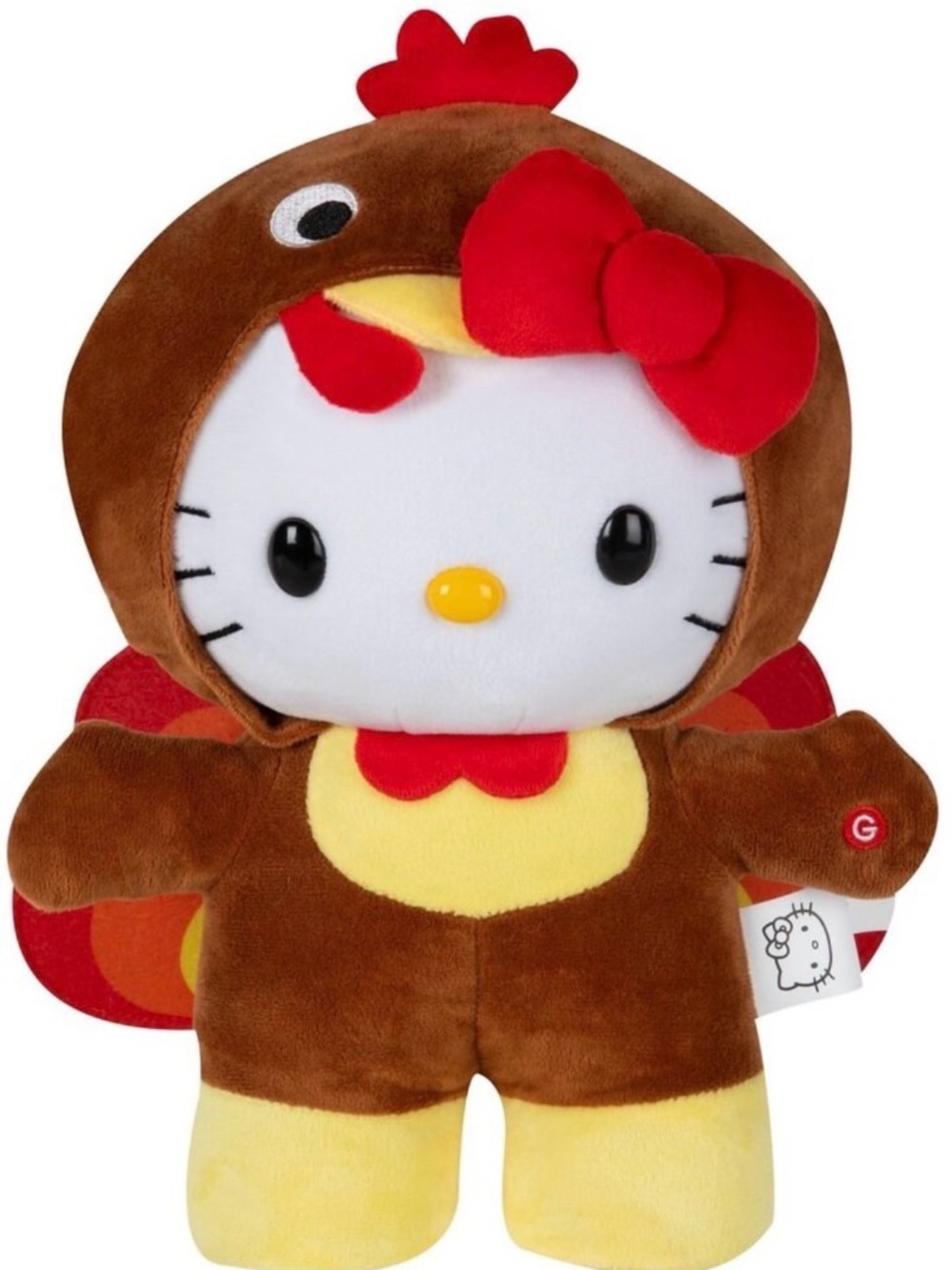 Sanrio Hello Kitty Turkey Stepper - Brown, White, Red, Yellow